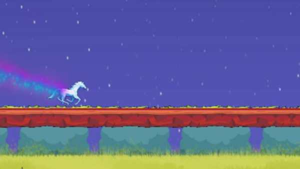 Rainbow Dash Horse Runner - Jump, Running unicorn screenshot 2