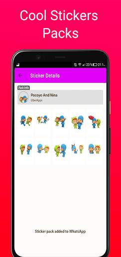 Pocoyo Stickers For WhatsApp | Cartoon WAStickers screenshot 7