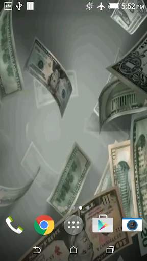 Flying Dollars Live Wallpaper screenshot 3