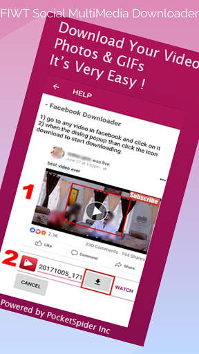 FIWT Social MultiMedia Downloader screenshot 3