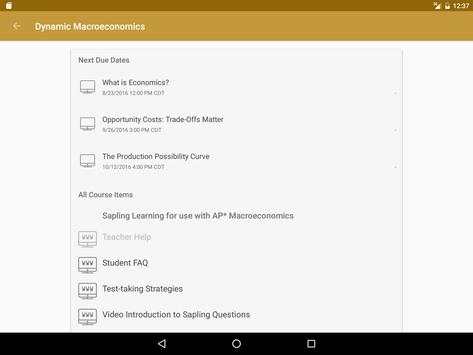 Sapling Learning screenshot 9