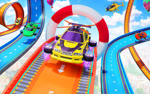 Flying Formula Car Race Game screenshot 8