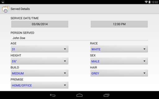 Process Server Mobile screenshot 4