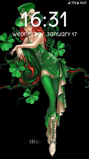St Patrick's Day Pattern Lock Screen screenshot 8