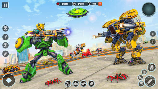 Jeux de Robot Tigre Volant screenshot 3