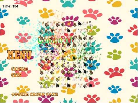 Cookie Smart Crush Cat screenshot 3