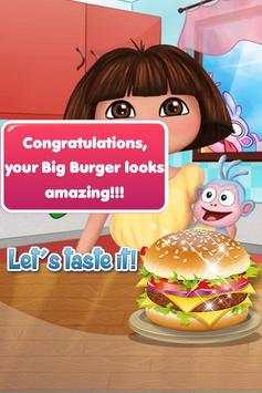 Dora Cooking Burger screenshot 3