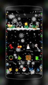 Christmas Snow Flakes Theme screenshot 1