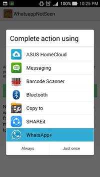 Whatsp Not seen screenshot 2