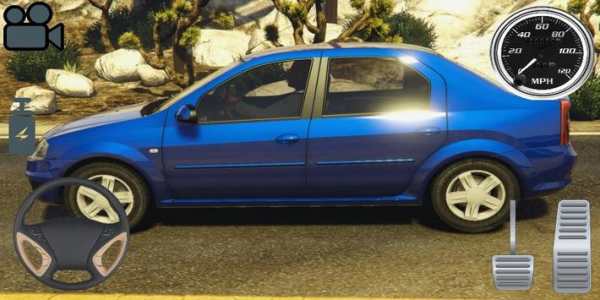 Driving Dacia Logan Car Simulator screenshot 5
