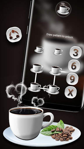 Black Tea Launcher Theme 5 تصوير الشاشة