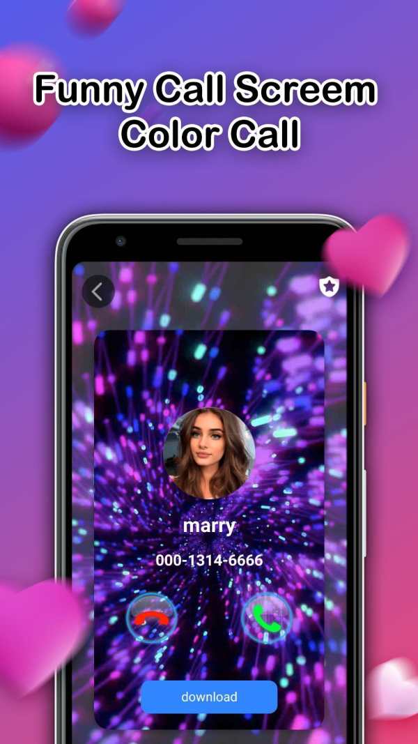 Funny Call Screen & Color Call screenshot 1