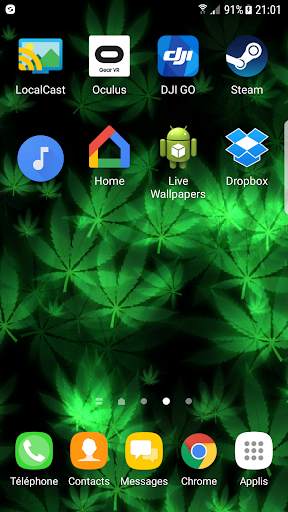 Weed Live Wallpaper screenshot 1