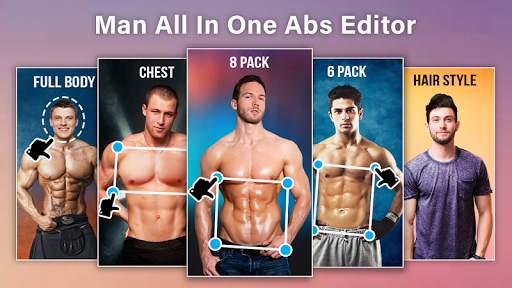 Man Abs Editor: Men Six pack,  screenshot 1