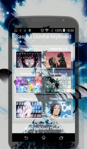 Sasuke Keyboard Theme screenshot 2