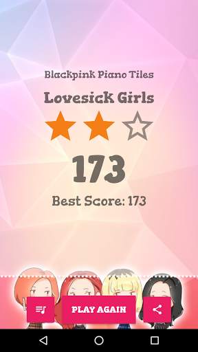 Blackpink Piano Tiles Offline - Love Sick Girl screenshot 4