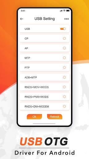 OTG USB Driver for Android: USB to OTG Converter 3 تصوير الشاشة