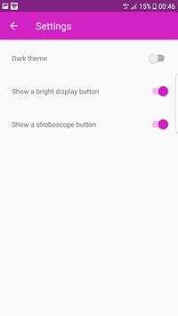 Flashlight purple screenshot 2