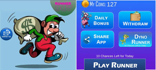 Runner 007 - Earn Money Online Game 2021 स्क्रीनशॉट 1