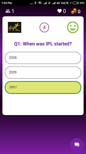 Howzatt - Daily Trivia Quiz Game Show screenshot 2
