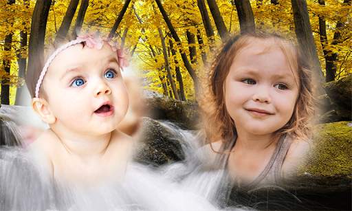 Beautiful Garden Double Photo Frame Application screenshot 14