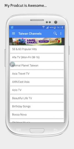 Taiwan TV sat info screenshot 1