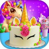 Unicorn Food Party Cake & Ice Cream Slushy logo