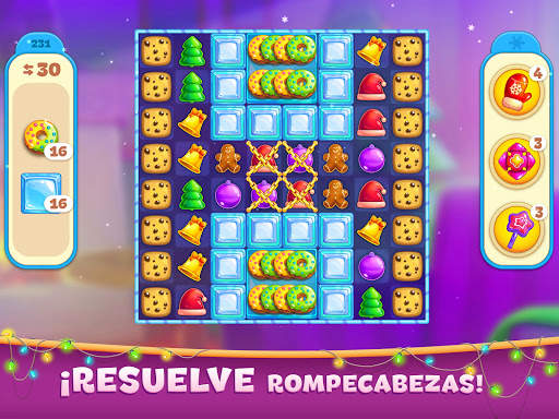 Christmas Sweeper 4 - Match-3 screenshot 16