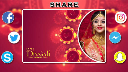 Happy Diwali Photo Frame - Diwali Wish Photo Frame screenshot 6