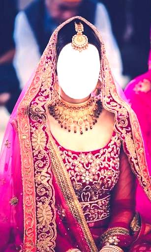 Indian Bride Wedding Photo Montage screenshot 2