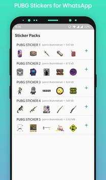 PUBG WA Stickers screenshot 1