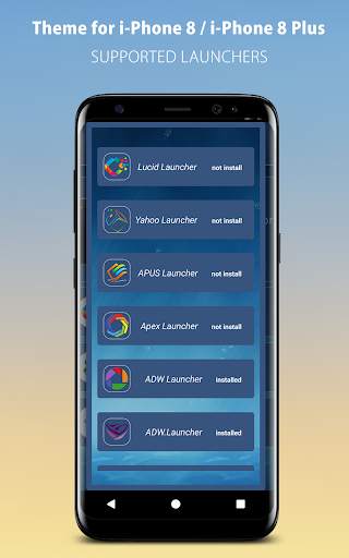 Launcher Theme for iPhone 8 Plus screenshot 4