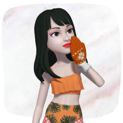 Best Beautifull girl Sticker For Whatsapp 1.0