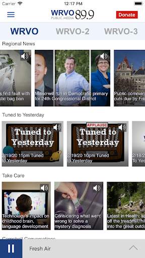 WRVO Public Media App screenshot 2