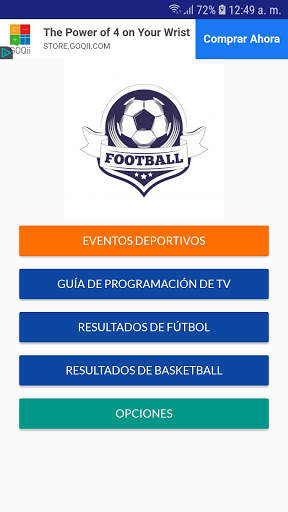 Football Live screenshot 1