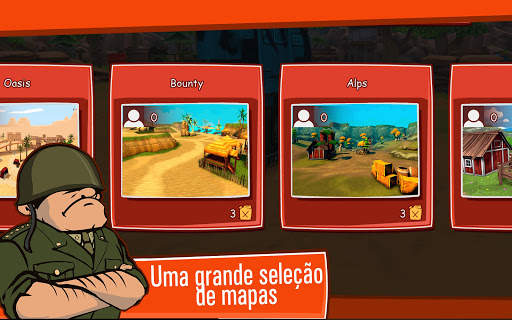 Toon Wars: Jogos de Tanques Multiplayer Grátis screenshot 5