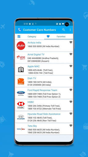 Toll Free & Customer Care Helpline Numbers India screenshot 3