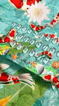 Water Garden Keyboard Theme screenshot 1