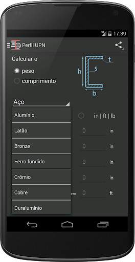 Calculo de Pesos Metal screenshot 5