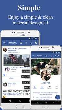 Lite Messenger for Facebook Lite screenshot 1