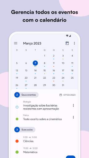 Agenda Escolar - horário screenshot 5