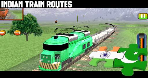 INDIA VS PAKISTAN Racing Train Game Simulator screenshot 1