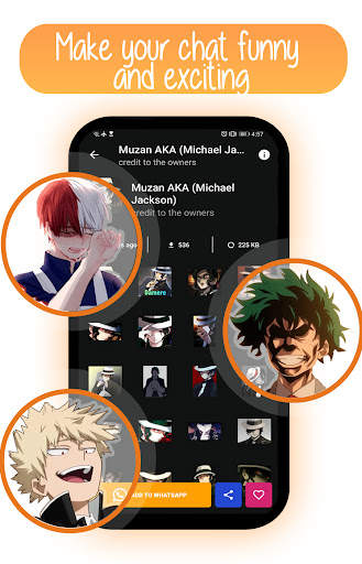 Anime Stickers For WhatsApp screenshot 2