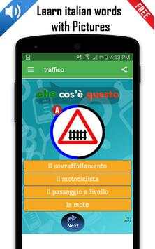 Learn italian words with Pictures screenshot 4