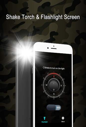 Shake Torch & Flashlight Screen screenshot 1