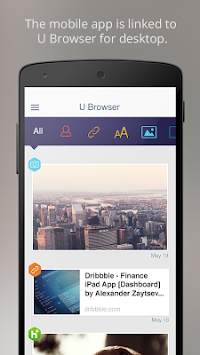 U Browser screenshot 2