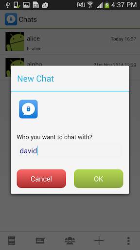 Old SodaChat Safe of Data App screenshot 2