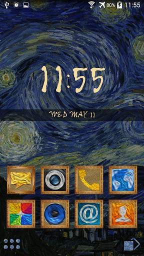 Smart Launcher Theme VanGogh screenshot 8