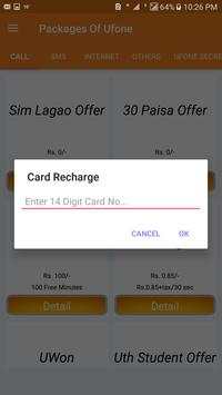 All Ufone Packages 2019 Free screenshot 6