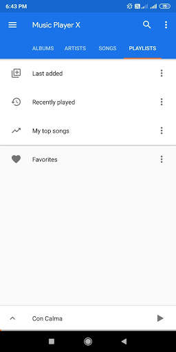 Music Player X screenshot 3